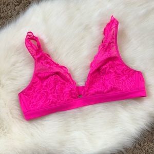 VS PINK Bright Pink Bralette